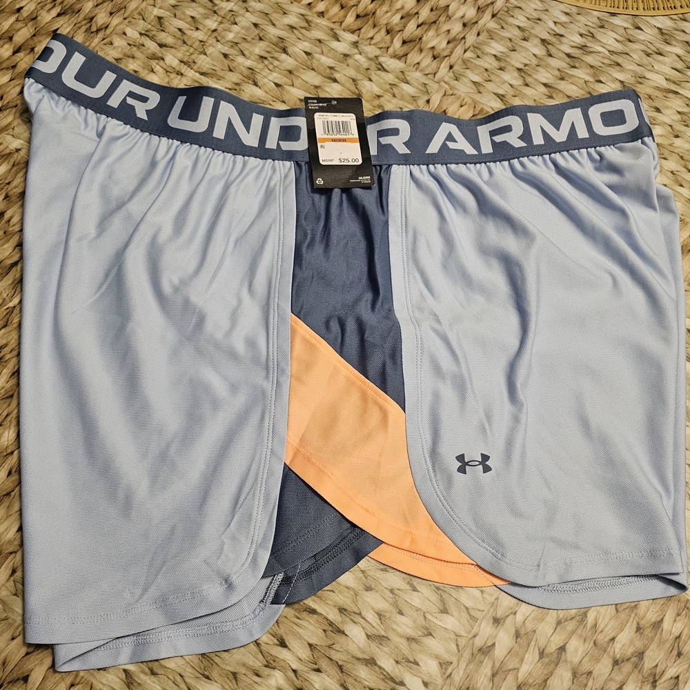 Under Armour Light Blue Athletic Shorts